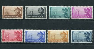 Italy 1941 Rome - Berlin Axis Powers Italian East Africa 34 - 40,  C19 Perfect Mnh