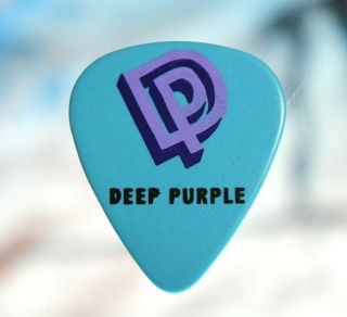 Deep Purple // Steve Morse 2017 Concert Tour Guitar Pick // Baby Blue/purple