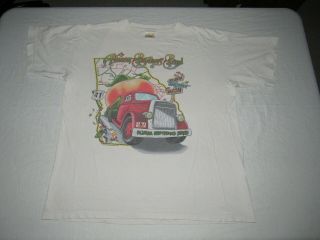 Vintage 1997 Allman Brothers Band 1998 Summer Peach Tour Concert Shirt Size Xl