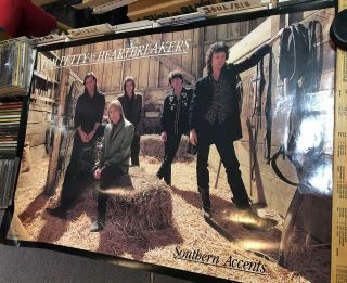 Tom Petty Southern Accents Promo Poster 1985 Heartbreakers