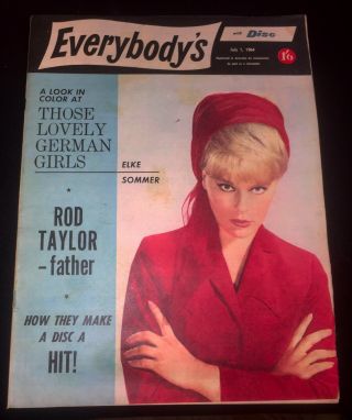 Everybodys 1960s Mod Beat Mag Elke Sommer Ann - Margret Johnny Chester Gonks Chris