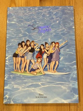 Twice 2nd Special Album ‘summer Nights’ A Ver.  Cd,  Photocards (unsealed)