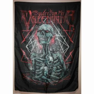 Bullet For My Valentine Bfmv Skeleton Mom And Infant Cloth Fabric Poster Flag