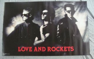 Love And Rockets Poster Commercially Released Brockum Poster 1991