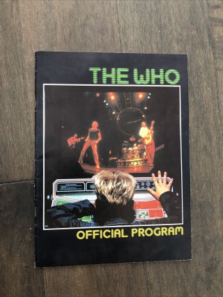 The Who,  Official Tour Program,  Us,  " 1982 Tour Program "