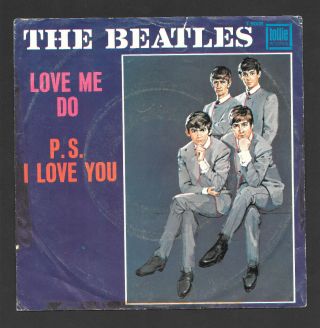 BEATLES 1964 ' LOVE ME DO / PS I LOVE YOU ' PICTURE SLEEVE / TOLLIE 45 2