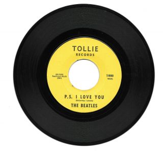 BEATLES 1964 ' LOVE ME DO / PS I LOVE YOU ' PICTURE SLEEVE / TOLLIE 45 3