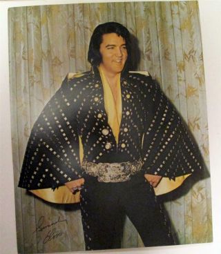 Elvis Presley Vintage All Star Shows Poster 5 14 " X 11 " In Color
