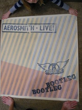 Aerosmith Live Bootleg B073 Promo Only Large Subway Poster 42 X 44