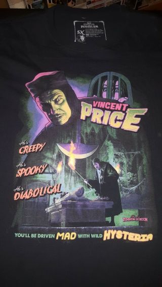 The Pit And The Pendulum T Shirt Size 5x Fright Rags Vincent Price