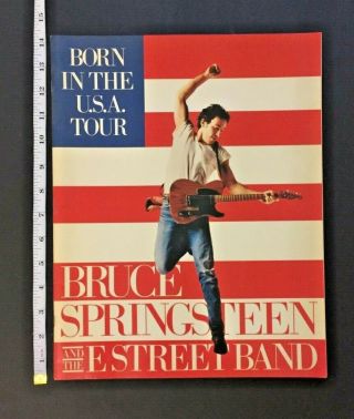 Bruce Springsteen & The E Street Band 1984 Concert Tour Program Born In The Usa