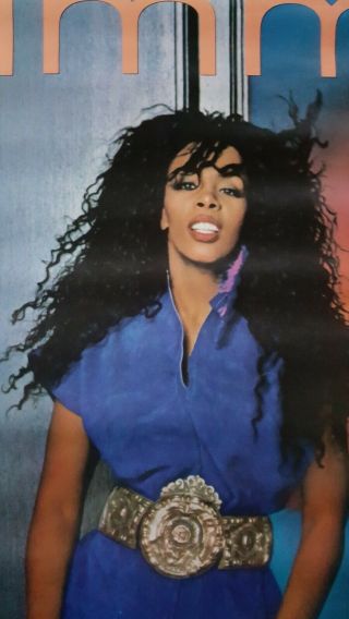 Donna Summer 1982 poster approx 23 x 34 3