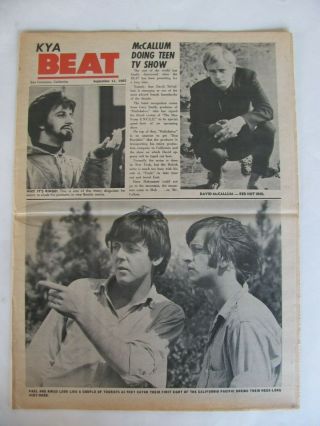 The Beatles Kya Beat San Francisco 9/11/1965 Volume One Number Seven