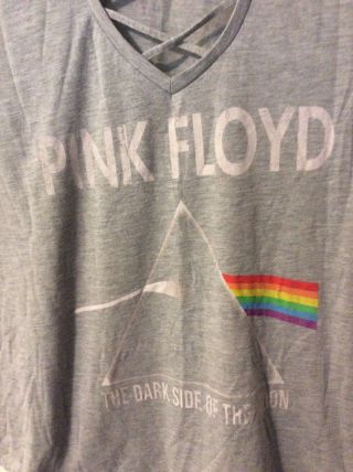Pink Floyd Ladies Size XL The Dark Side of the Moon Gray 2
