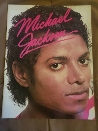 Vintage Michael Jackson Picture And Poster Book Cherry Lane Books 1984