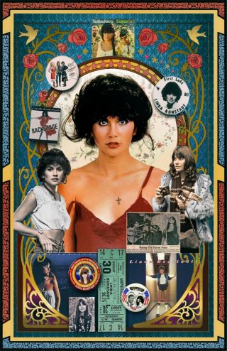 Linda Ronstadt - Tribute Poster - 11x17 " - - - Vivid Colors