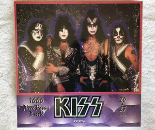 Official 1997 Kiss Reunion Tour 1000 Piece Jigsaw Puzzle (purple) 20 " X 27 "