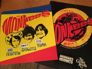 Monkees Concert Tour Programs - 2012 & 1986 Dolenz Tork Nesmith Jones
