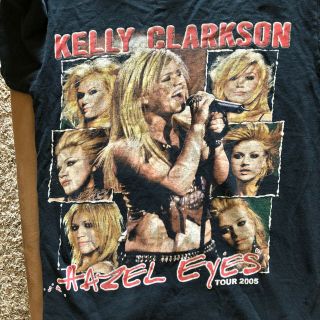Kelly Clarkson Hazel Eyes 2005 Northamerican Tour Concert - Shirt Small See P C