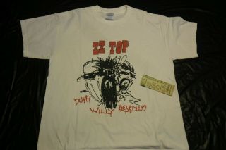 Zz Top 2003 Concert T - Shirt,  Plus Ticket Stub,  Va Beach,  Va. ,  Size Large