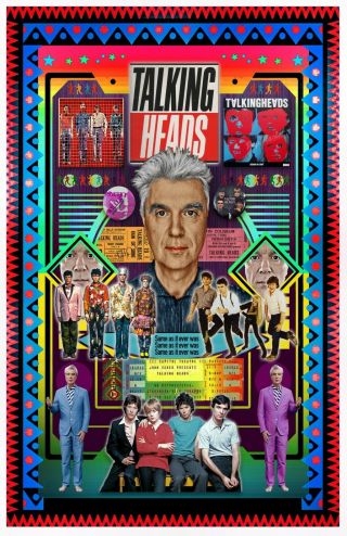 David Byrne & Talking Heads - Fan Poster 11x17 " - Vivid Colors
