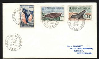 French Southern & Antarctic Territories (taaf) 1968 Cover From Iles Saint Paul