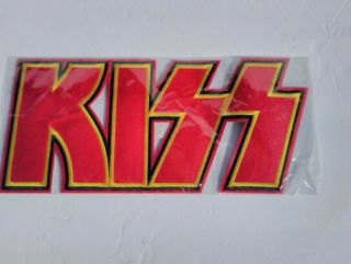 Kiss Rock Band Logo Iron On Large Embroidered Patch 11 " X5 "