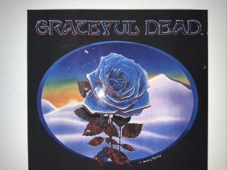 Grateful Dead Sticker - Stanley Mouse Alton Kelley - Winterland Rose - Vintage