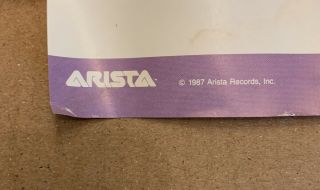 Whitney Houston 1987 Promotional Poster Arista Records - So Emotional 3
