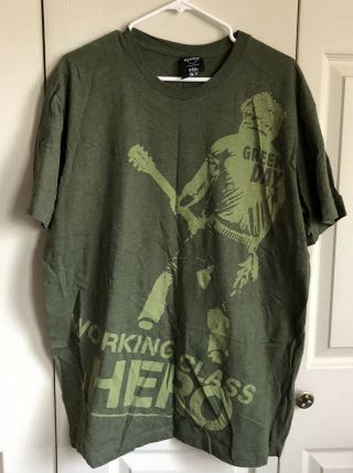 Vintage 1996 Hard Rock Cafe Sig 24 Green Day “working Class Hero” L Tshirt