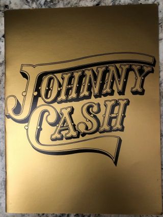 Johnny Cash 1975 Tour Program Book