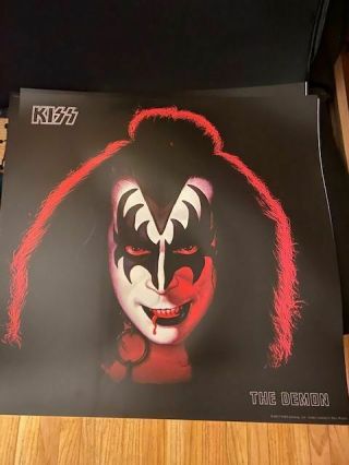 Kiss Gene Simmons The Demon Solo Album Poster