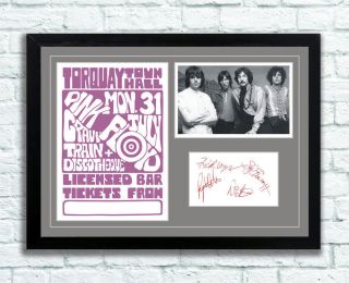 Pink Floyd Concert Poster Photo & Autographs Memorabilia Poster Torquay Unframed