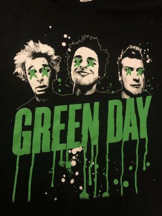 Green Day Revolution Radio 2017 Tour T - Shirt Men Size 2xl Black