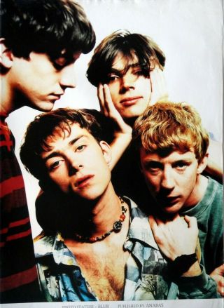 Blur " Anabas " U.  K.  Commercial Poster From The 90 