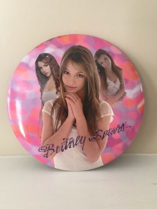 Large 6”,  Vintage Britney Spears Button (pin)