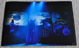 Genesis Foxtrot Genesis Poster Watcher Of The Skies Gabriel Batwings On Stage