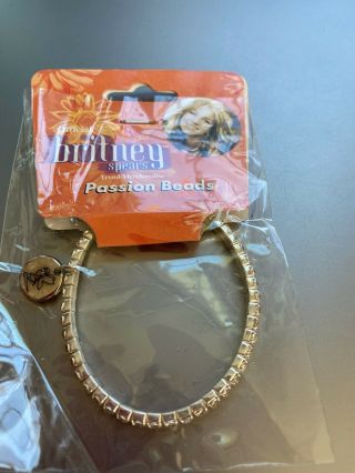 Britney Spears Bracelet Passion Beads Oops I Did It Again Rare Clear D130
