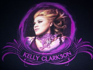 Kelly Clarkson - - Licensed 2005 Tour T Shirt - - Breakaway Lyrics - - Looks - - (s)