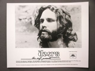 The Doors Jim Morrison Promo Photo 8 X 10 Black & White Glossy 1991