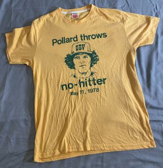 Guided By Voices Pollard Throws A No - Hitter May 11 1978 Homage Retro S.  Stitch L