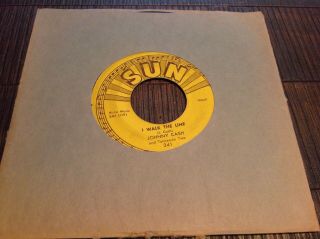 1956 Johnny Cash Sun Records Release 45 Rpm - I Walk The Line - Get Rhythm