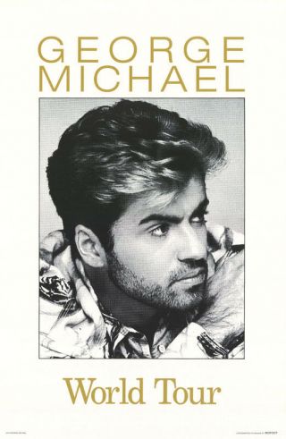 Poster: Music : George Michael - World Tour - - 414 Rap21 A