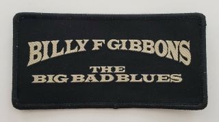Billy F Gibbons Name Patch The Big Bad Blues 4 " X2 " Promo Biker Vest Zz Top