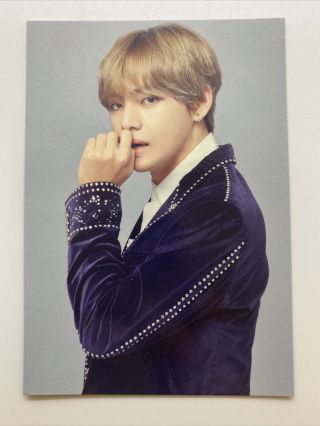 Bts Official The Wings Tour The Final V 5/6 Mini Photocard (us Ship Only)