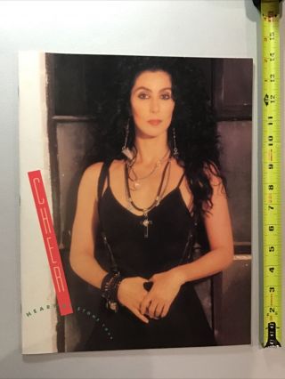 1989 Cher Heart Of Stone Tour Oversized Concert Program