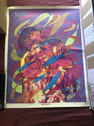 The Doors - Light My Fire Poster 23”x29” Vintage 1967 Psychedelic