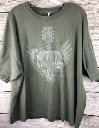 Waylon Jennings Nashville Rebel Country Music Sz 2xl Shirt