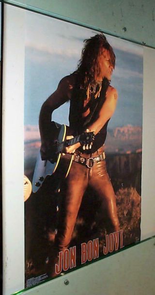 Jon Bon Jovi 2 Vintage 80s Solo Posters Young Guns