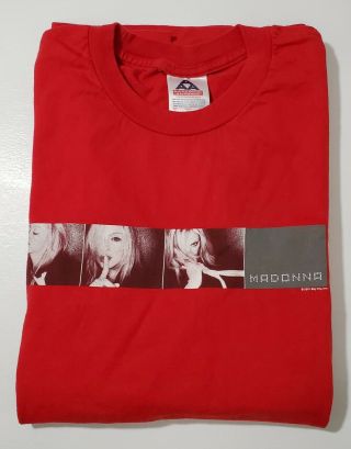 Madonna Drowned Tour 2001 Boy Toy Red T - Shirt Large Alstyle Apparel & Activewear